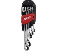 KS TOOLS Jeu de clés mixtes coudées avec anneau d'arrêt GEARplus RINGSTOP, 5 pcs