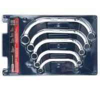 KS TOOLS Jeu de clés polygonales demi-lune CHROMEplus, 5 pcs