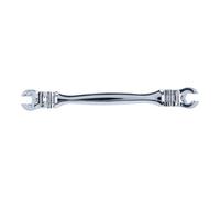 KS TOOLS Jeu de clés polygonales doubles ouvertes, avec double articulation, 10x11 mm ( 518.0528 )