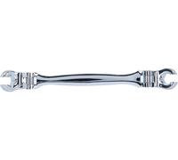 KS TOOLS Jeu de clés polygonales doubles ouvertes, avec double articulation, 8x9 mm ( 518.0527 )