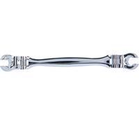 KS TOOLS Jeu de clés polygonales doubles ouvertes, avec double articulation, 8x9 mm ( 518.0527 )