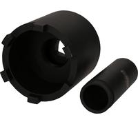 KS TOOLS Jeu de clés pour écrous à gorge avec tube de guidage pour MAN Ø 76,5 mm 2 pces - 460.5340