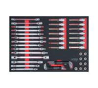 KS TOOLS Jeu de clés SCS, 53 pièces en 1/1 système 711.0053