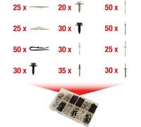 KS TOOLS Jeu de clips de fixation - fermeture rapide 400 pcs. 420.0915