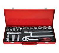 KS TOOLS jeu de douilles 1/2", 24 pièces 6 pans 917.4024