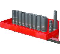 KS TOOLS 1/2" Jeu de douilles à chocs 12 pans, longues, 13 pcs