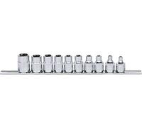 KS Tools Jeu de douilles 3/8" Torx E CHROMEplus 10 pièces