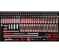 KS TOOLS jeu de douilles 3/8'' en mousse, 165 pces 813.0165