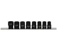 KS TOOLS Jeu de douilles 6 pans 3/8", courtes, 8 pces - 515.0608