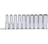 KS TOOLS Jeu de douilles à 6 pans 1/2" long 10 pces 10-19 mm - 917.0615