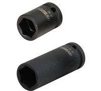 KS TOOLS Jeu de douilles à choc pour boulons de roue de camion, 2 pièces