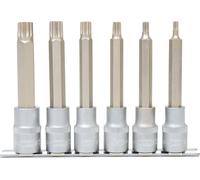 KS TOOLS Jeu de douilles à embout 1/2" XZN long 6 pces M5-M14 - 911.1358