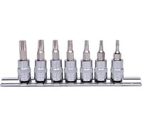 KS Tools Jeu de douilles 1/4" CHROMEplus Torx 7 pièces T10-T40 918.1558