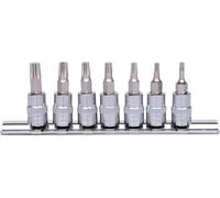 KS Tools Jeu de douilles 1/4" CHROMEplus Torx 7 pièces T10-T40 918.1558