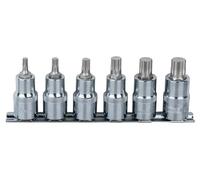 KS Tools 1/4" CHROMEplus Jeu de douilles tournevis XZN, 6 pcs. Quantité:1