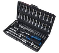 KS Tools Jeu de douilles et d'embouts 48 pcs CHROME+ 1/4"" 918.0648