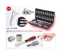 Jeu de clé à douilles - KS Tools - CLASSIC 917.0648 - 48 pièces - Chrome Vanadium - Coffret robuste