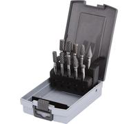 KS TOOLS Jeu de fraises sur tige HM Cassette plastique 10 pces - 515.3220
