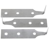 KS TOOLS Jeu de lames en inox, longueur de lame 38 mm, 3 pcs