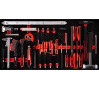 KS TOOLS Jeu de marteaux / burins / outils de mesure, 36 pièces 813.1036