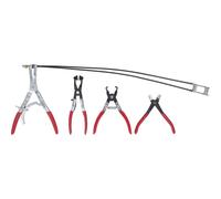 KS TOOLS Jeu de pinces à colliers de serrage pour l'automobile, 4 pièces Pince à colliers de serrage