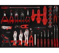 KS TOOLS Jeu de pinces dans une pochette en mousse, 34 pièces ( 821.0034 )