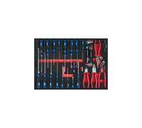 KS TOOLS Jeu de pinces et de tournevis, 59 pièces en 1/1 système de rangement 711.1059