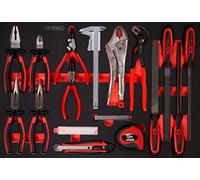 KS TOOLS Jeu de pinces/limes en mousse, 28 pièces 811.0019