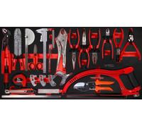 KS TOOLS Jeu de pinces / outils de mesure dans une pochette en mousse 39 pièces - 813.0030