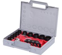 KS Tools Jeu de poinçons pour anneaux, 16 pièces