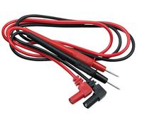 KS Tools Cordon de mesure de sécurité 150.0927 – Banane mâle 4 mm, pointe de test 0,87 m, rouge-noir