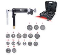 KS TOOLS 150.2000 Jeu d'outils universels pour Etrier de frein avec pistolet pneumatique 18 pièces