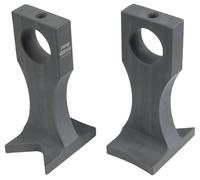 KS TOOLS Jeu de sabot de pression de démontage pour unités de roues vissées avec 3 boulons, 2 pcs ( 440.0633 )