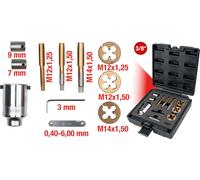 KS TOOLS Jeu de taraudage 3/8" pour écrous et vis de roues 11 pces - 150.1420
