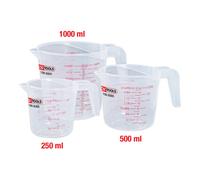 KS Tools Jeu de verres mesureurs, 3 pcs Quantité:1