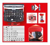 KS Tools Jeu d'embouts 1/4 TORSIONpower, 32 pces, 911.3030