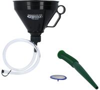 KS Tools - 150.9230 - Kit entonnoir flexible avec raccord et tuyau - 3 pièces - Pour l'huile, l'essence et l'antigel
