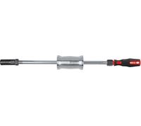 Juego de extractor de inyectores M12 con pesa de impacto de 1,5 kg, 2 pzs.