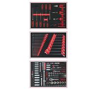 KS TOOLS Jeu d'inserts système pour 3 tiroirs avec 215 outils Premium