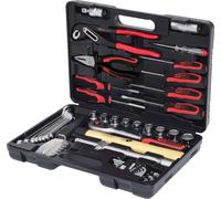 KS Tools Jeu d'outils universel 49 pcs. chrome acier 1/4" + 1/2