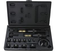 KS Tools - 455.0170 - Jeu d'outils de centrage d'embrayage universel - 10 douilles de centrage incluses - Acier spécial - 19 pièces