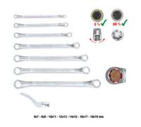KS Tools Jeux de clés polygonales RESCUEpower KS Tools coudée 7 pcs 6-19 mm Quantité:1