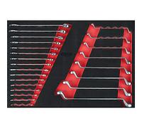 KS TOOLS Juego de llaves, 24 pzs, en sistema Modular 1/1