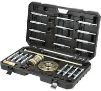 KS Tools Juego Universal de extractores de cubos de rueda y árboles de transmisión, 30 pzs 700.1530