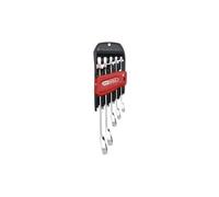 KS TOOLS Kit de clés à fourche et polygonale à cliquet 503.4955 Acier 660g