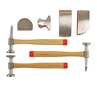 KS TOOLS Kit de débosselage de carrosserie en aluminium, 7 pièces 140.2475