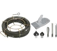 KS Tools kit de nettoyage de canalisation + tube ø16mm, 13 pièces avec âme interne, 900.1917