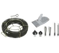 KS Tools kit de nettoyage de canalisations + tuyaux ø22mm, 14 pièces, 900.1922