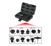 KS TOOLS Jeu de profils spéciaux pour service d'huile 3/8" pour bouchons de vidange d'huile en plastique, 6 pièces ( 150.1030 )