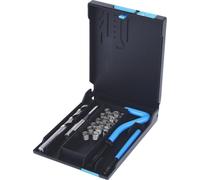 KS TOOLS Kit de réparation de filetage en acier inoxydable M8x1,25x10,8 mm 24 pces - 150.6040